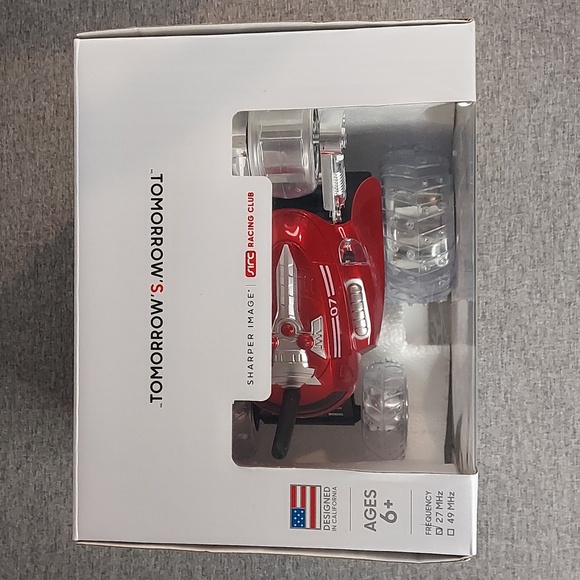 Sharper Image Thunder Tumbler Wireless Remote Control 360° Spinning Red Car NWT - Picture 3 of 13